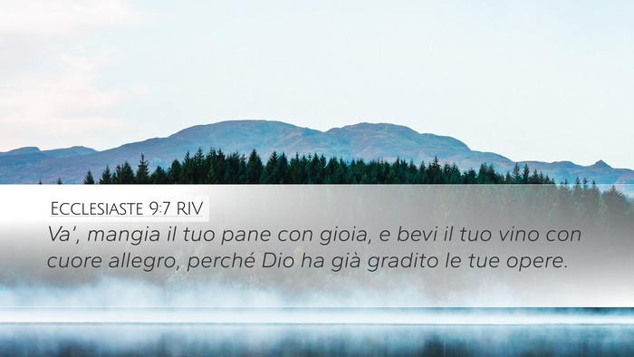 Ecclesiaste 9:7 RIV Bible Verse Image