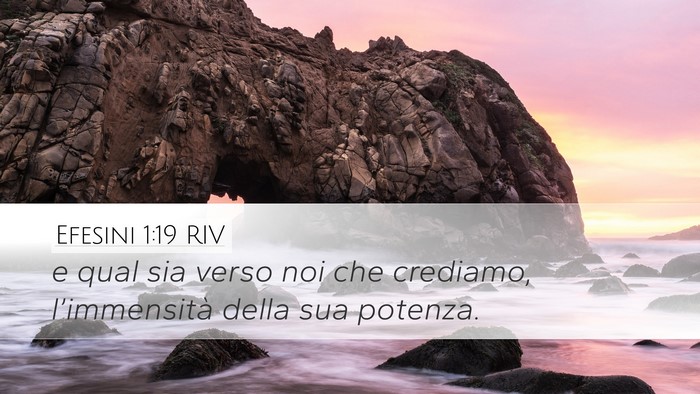 Efesini 1:19 RIV Bible Verse Image