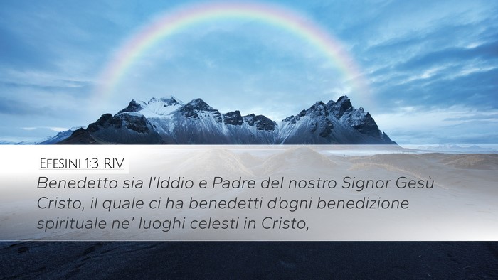 Efesini 1:3 RIV Bible Verse Image