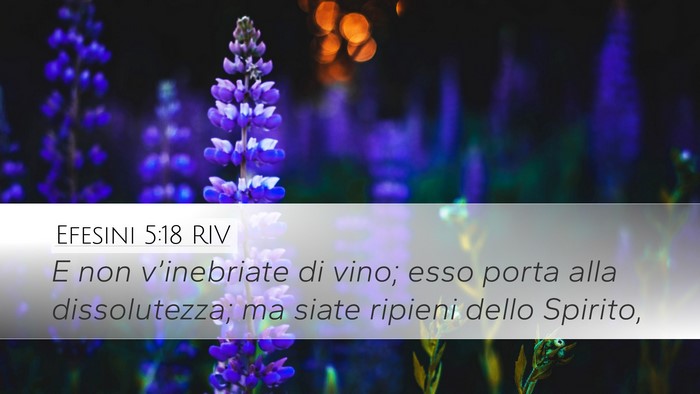 Efesini 5:18 RIV Bible Verse Image