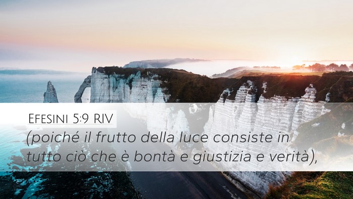 Efesini 5:9 RIV Bible Verse Image