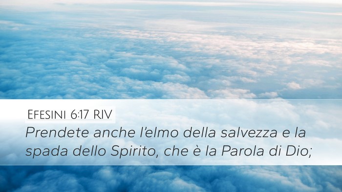 Efesini 6:17 RIV Bible Verse Image