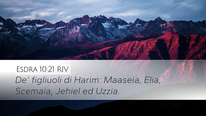 Esdra 10:21 RIV Bible Verse Image