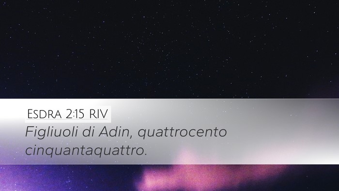 Esdra 2:15 RIV Bible Verse Image