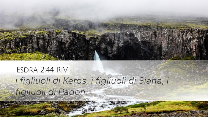 Esdra 2:44 RIV Bible Verse Image
