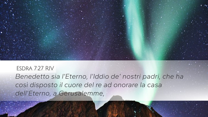 Esdra 7:27 RIV Bible Verse Image