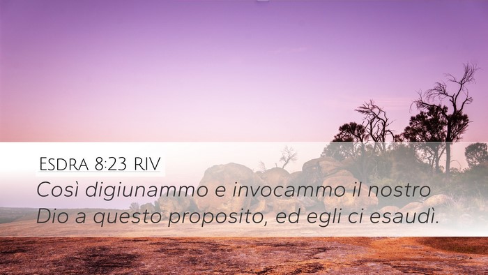 Esdra 8:23 RIV Bible Verse Image