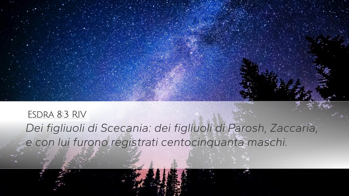 Esdra 8:3 RIV Bible Verse Image