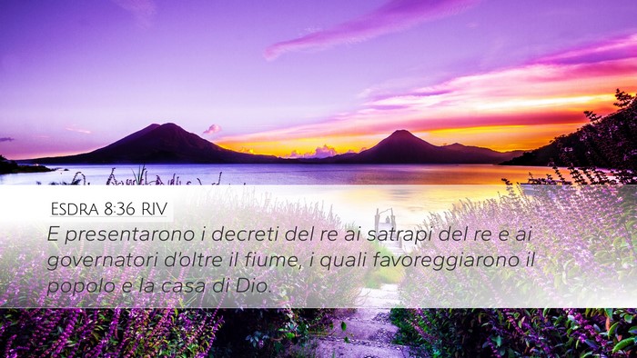 Esdra 8:36 RIV Bible Verse Image