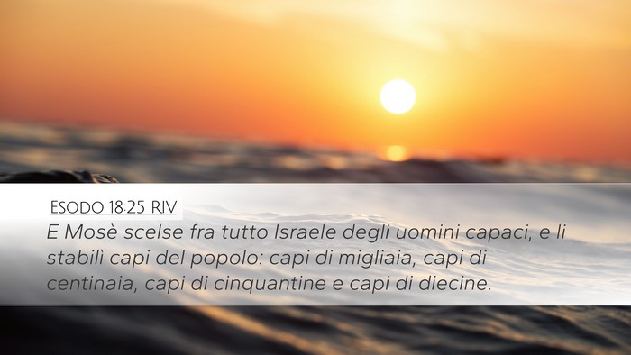 Esodo 18:25 RIV Bible Verse Image