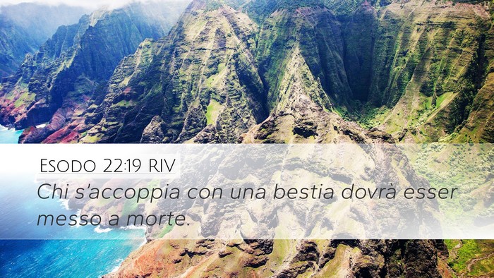 Esodo 22:19 RIV Bible Verse Image