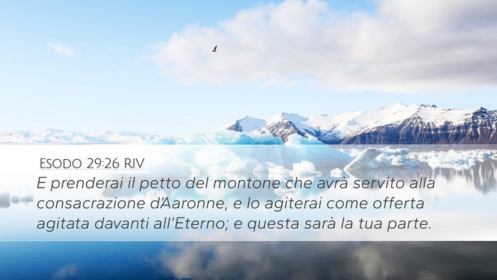 Esodo 29:26 RIV Bible Verse Image