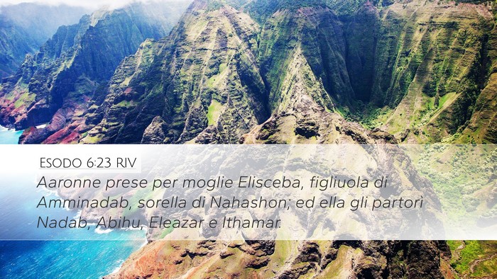 Esodo 6:23 RIV Bible Verse Image