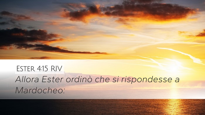 Ester 4:15 RIV Bible Verse Image