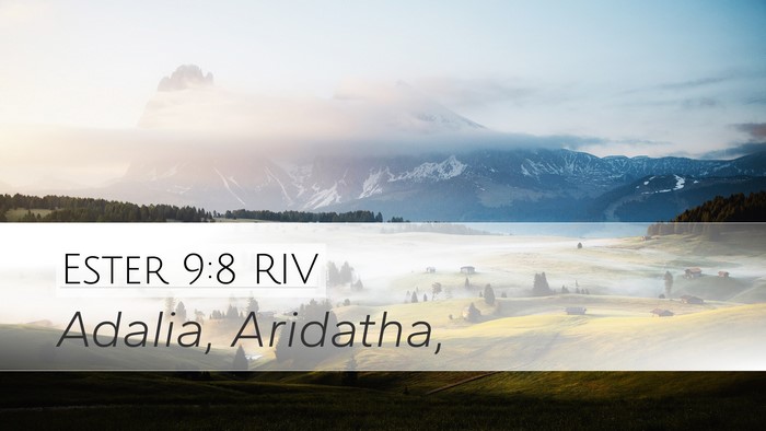 Ester 9:8 RIV Desktop Wallpaper - Adalia, - Desktop Bible Verse Wallpaper