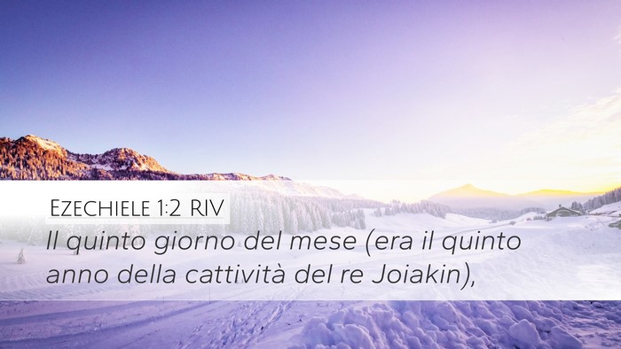 Ezechiele 1:2 RIV Bible Verse Image