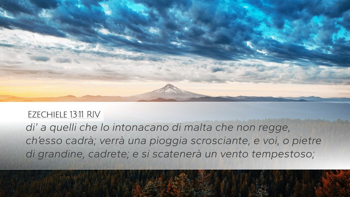 Ezechiele 13:11 RIV Bible Verse Image