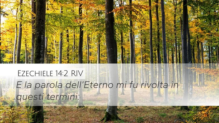 Ezechiele 14:2 RIV Bible Verse Image