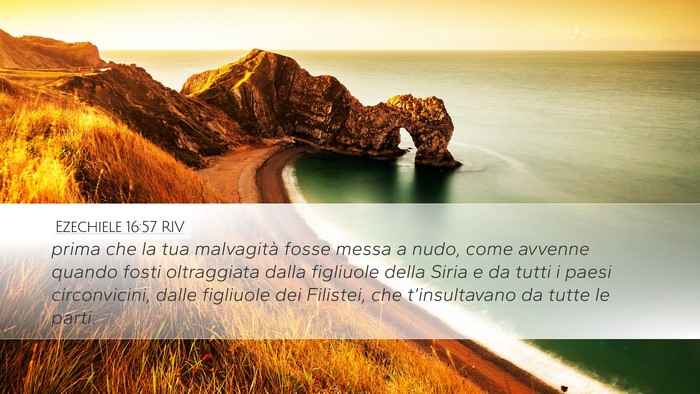 Ezechiele 16:57 RIV Bible Verse Image