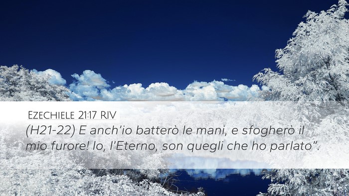 Ezechiele 21:17 RIV Bible Verse Image