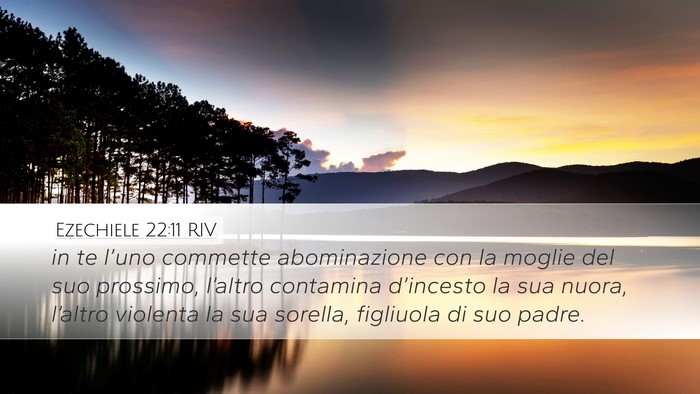 Ezechiele 22:11 RIV Bible Verse Image