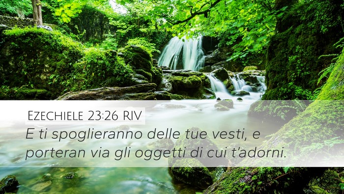 Ezechiele 23:26 RIV Bible Verse Image