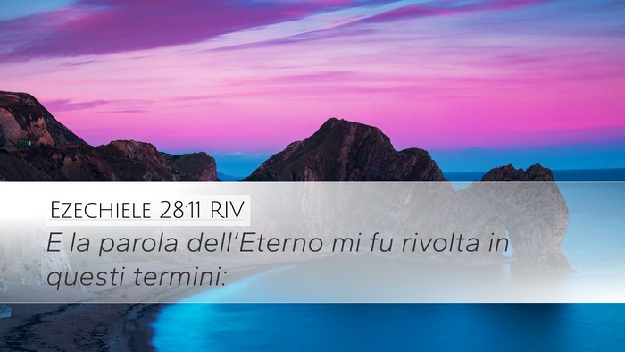 Ezechiele 28:11 RIV Bible Verse Image