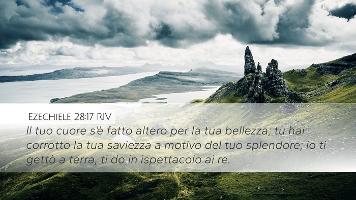 Ezechiele 28:17 RIV Bible Verse Image