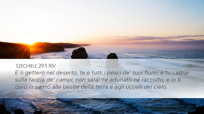 Ezechiele 29:5 RIV Bible Verse Image