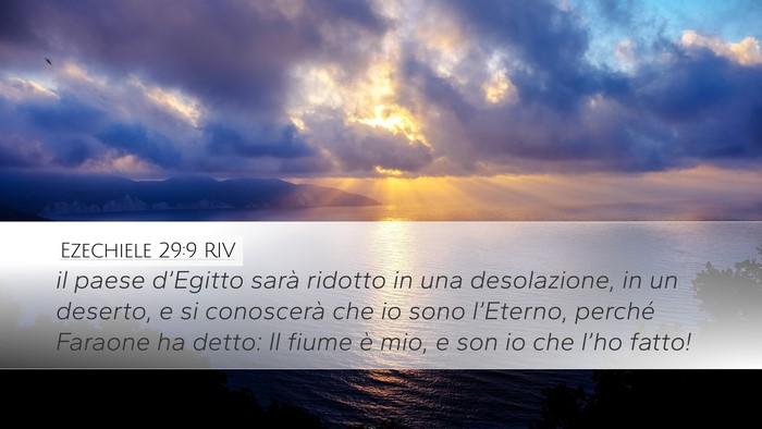 Ezechiele 29:9 RIV Bible Verse Image