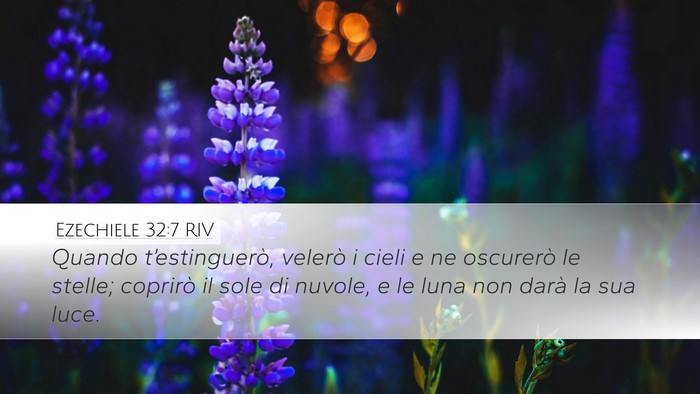 Ezechiele 32:7 RIV Bible Verse Image