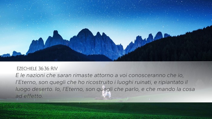 Ezechiele 36:36 RIV Bible Verse Image