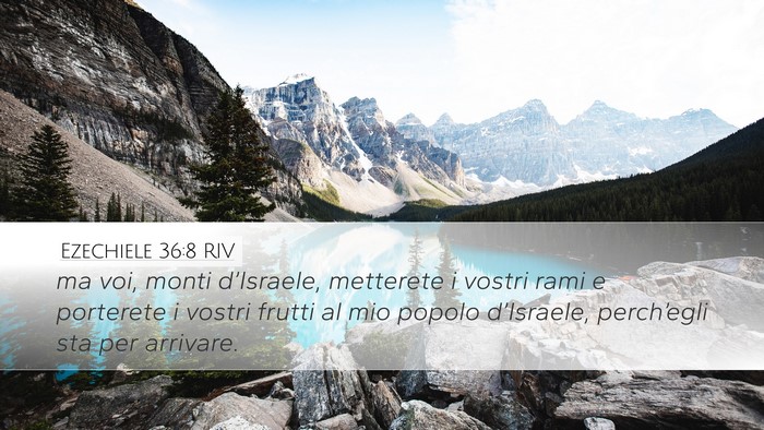Ezechiele 36:8 RIV Bible Verse Image