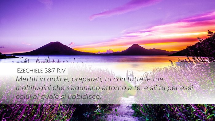 Ezechiele 38:7 RIV Bible Verse Image