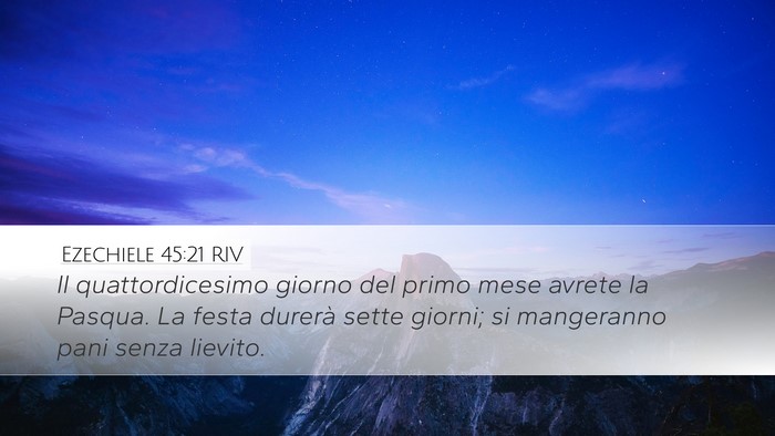 Ezechiele 45:21 RIV Bible Verse Image