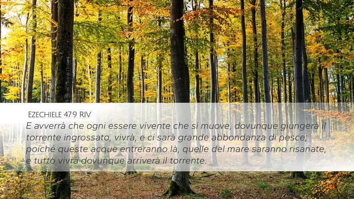 Ezechiele 47:9 RIV Bible Verse Image