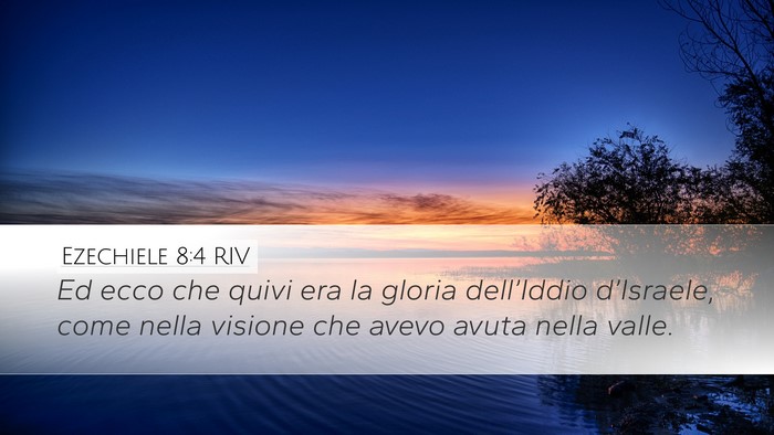 Ezechiele 8:4 RIV Bible Verse Image