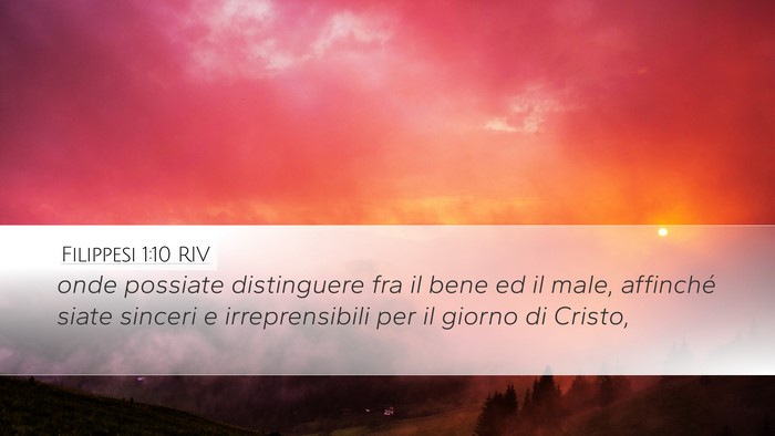 Filippesi 1:10 RIV Bible Verse Image