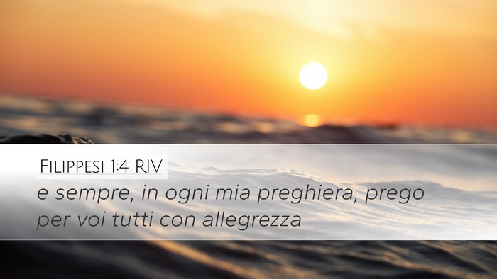Filippesi 1:4 RIV Bible Verse Image