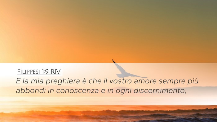 Filippesi 1:9 RIV Bible Verse Image