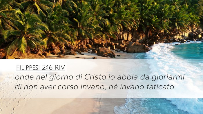 Filippesi 2:16 RIV Bible Verse Image