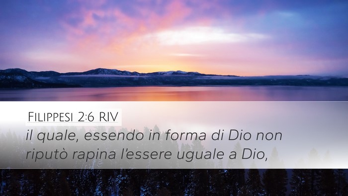 Filippesi 2:6 RIV Bible Verse Image