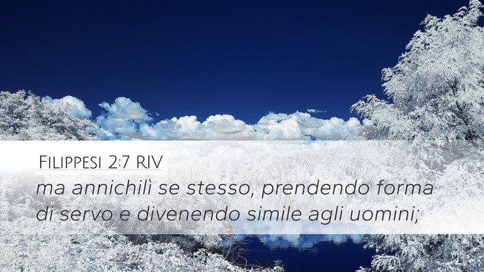 Filippesi 2:7 RIV Bible Verse Image