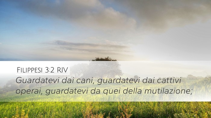 Filippesi 3:2 RIV Bible Verse Image