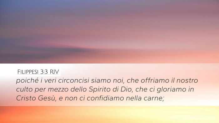 Filippesi 3:3 RIV Bible Verse Image