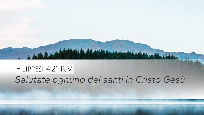 Filippesi 4:21 RIV Bible Verse Image