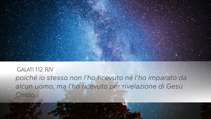 Galati 1:12 RIV Bible Verse Image