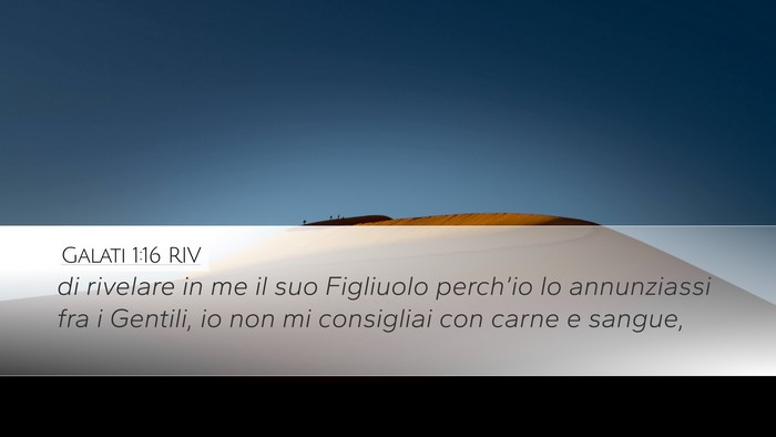 Galati 1:16 RIV Bible Verse Image