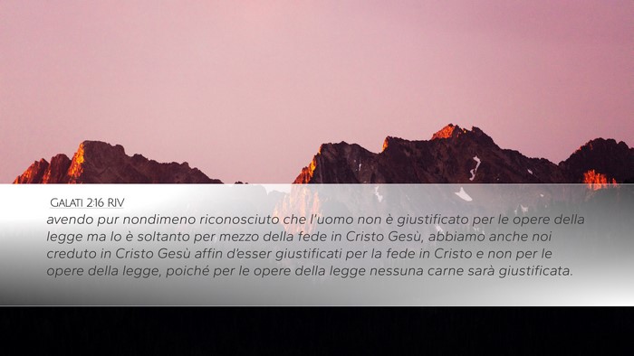 Galati 2:16 RIV Bible Verse Image