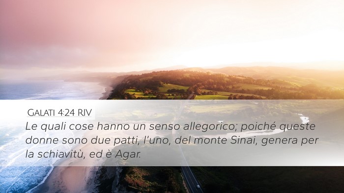 Galati 4:24 RIV Bible Verse Image